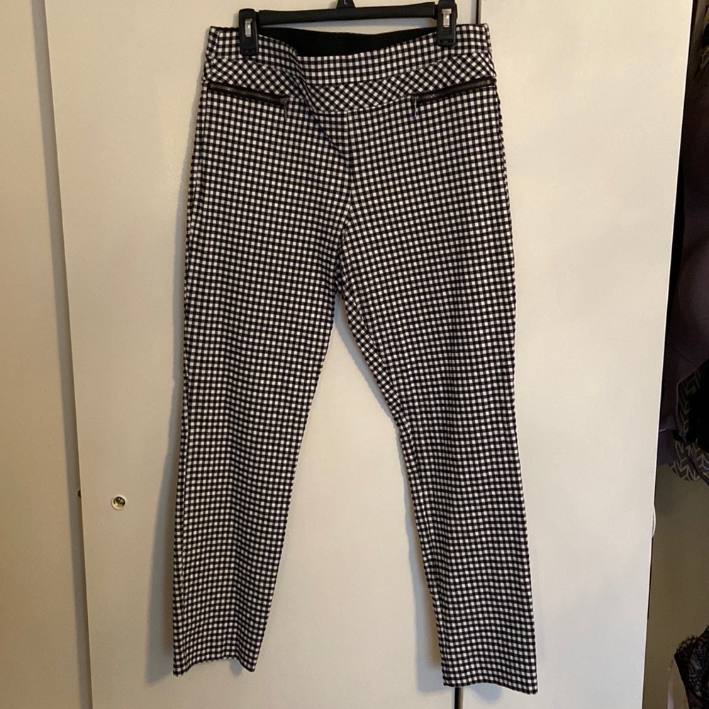 Plaid dress slacks